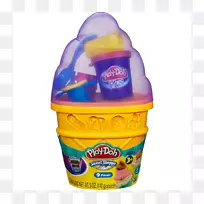 玩-doh冰淇淋锥玩具-冰淇淋