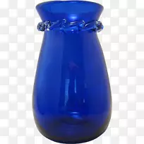 花瓶玻璃钴蓝瓶