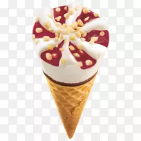 圣代冰淇淋圆锥形冷冻酸奶