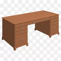 书桌档案柜抽屉木料染色设计
