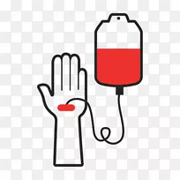 献血电脑图标剪贴画.献血袋