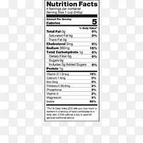 膳食补充剂营养事实标签食用食物番茄和海藻汤