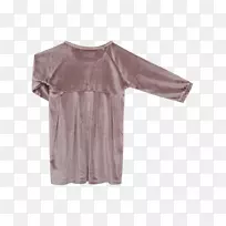 袖裙紫色羊毛衫连衣裙
