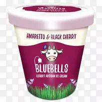 蓝铃奶制品冰淇淋农场牛奶杏仁冰淇淋