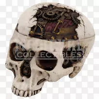 头骨齿轮蒸汽朋克哥特亚文化骨架-头骨朋克