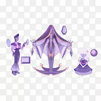 彩色尖晶石紫色宝石-紫色