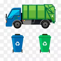 垃圾车废物收集废物管理.垃圾处理装置