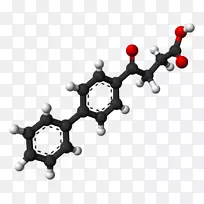 四唑氯化铵分子化学化合物氧化还原指示剂分子模型