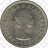 英镑十便士硬币先令硬币