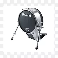 罗兰v-鼓，低音鼓，电子鼓.鼓
