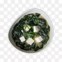 铁观音奶油菠菜青菜米索汤