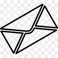 电脑图标电子邮件符号信封按钮-电子邮件