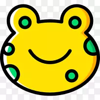 青蛙笑脸短信剪辑艺术-青蛙