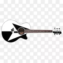 电吉他，低音吉他，声吉他，黑白吉他
