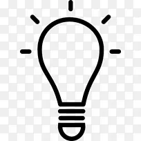 电脑图标发明白炽灯泡夹艺术发明