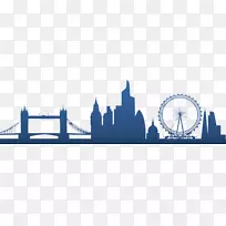 伦敦塔桥大本钟碎伦敦眼塔-大本钟