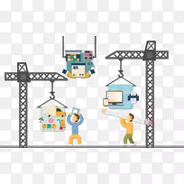 web开发j b软件系统web设计业务创意招聘组合