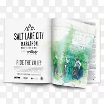 盐湖城马拉松广告平面设计品牌杂志广告