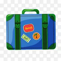 手提箱绘图旅行动画袋.手提箱
