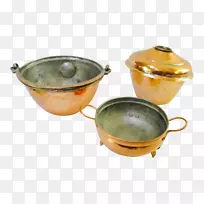 碗式陶瓷炊具.锅和平底锅
