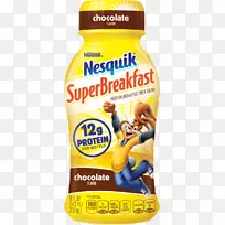 早餐谷类食品巧克力牛奶Nesquik-巧克力早餐
