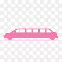 汽车设计汽车家具.粉红色豪华轿车