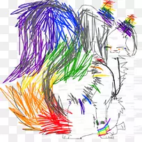 绘制平面设计线艺术剪贴画-5分钟