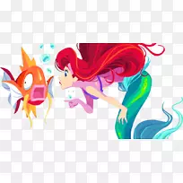 Ariel Pokémon x和y pikachu Pokémon培训师-la sirenita