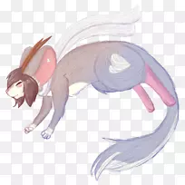 犬马卡通-狗