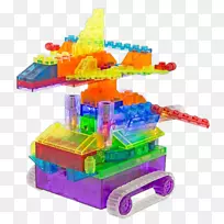 玩具块塑料谷歌玩五颜六色的玩具