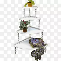 浮架花园植物桌
