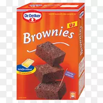 巧克力布朗尼松饼蛋糕食品-巧克力