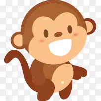 猴剪贴画-猴子