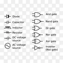 电子符号电路图电子线路接线图原理图电路图