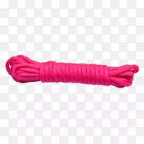 绳粉红色m rtv粉红绳