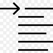 格式化文本缩进计算机图标数字符号