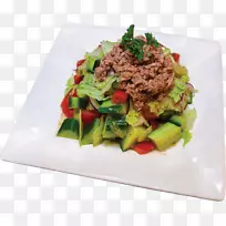 色拉素食菜亚洲菜叶菜谱-色拉