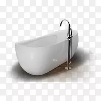 浴缸浴盆水龙头浴室-浴缸