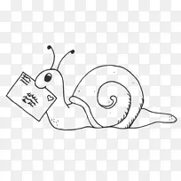 蜗牛邮件昆士兰州安德伍德剪贴画-蜗牛