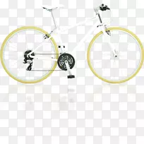 混合自行车城市自行车卡农代尔自行车公司小轮自行车