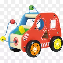 汽车玩具游戏木材儿童-汽车海报