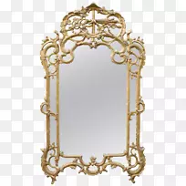 镜面01504镜框黄铜长方形镜子