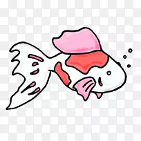 金鱼水槽剪贴画-鱼