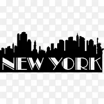 纽约城墙贴纸新城市新贴纸