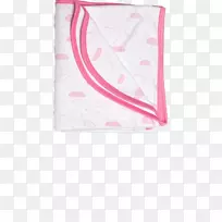 纺织粉红m长方形rtv粉红-婴儿毛毯