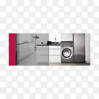 烘干机，洗衣机，厨房洗碗机，洗衣房，现代化厨房