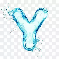 字母纸字母表水-y