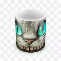 猫须咖啡杯爱丽丝梦游仙境