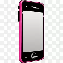 手机配件手持设备蜂窝网络手机粉色