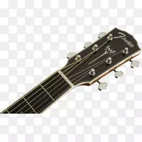 Fender乐器公司声吉他无挡泥板Pm3豪华三0声电吉他声吉他